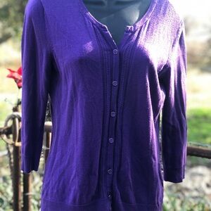 Beautiful purple cardigan Price drop!